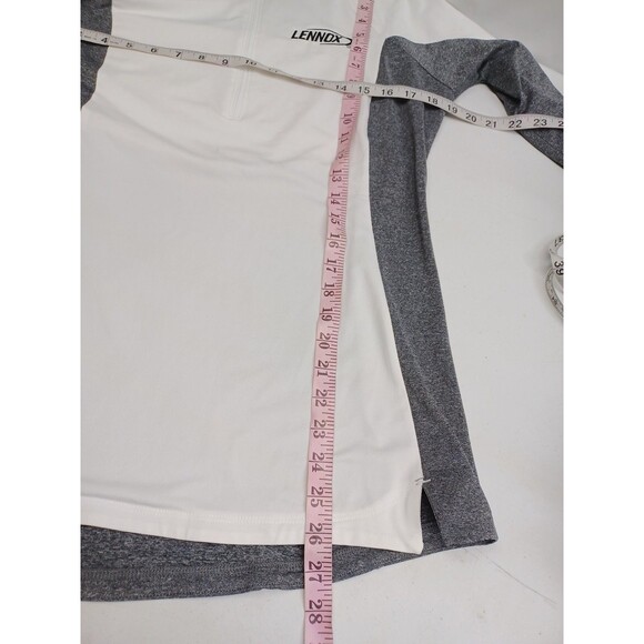 Lennox Jacket Womens Gray White Stretch 1/4 Zip Size M - Picture 6 of 8